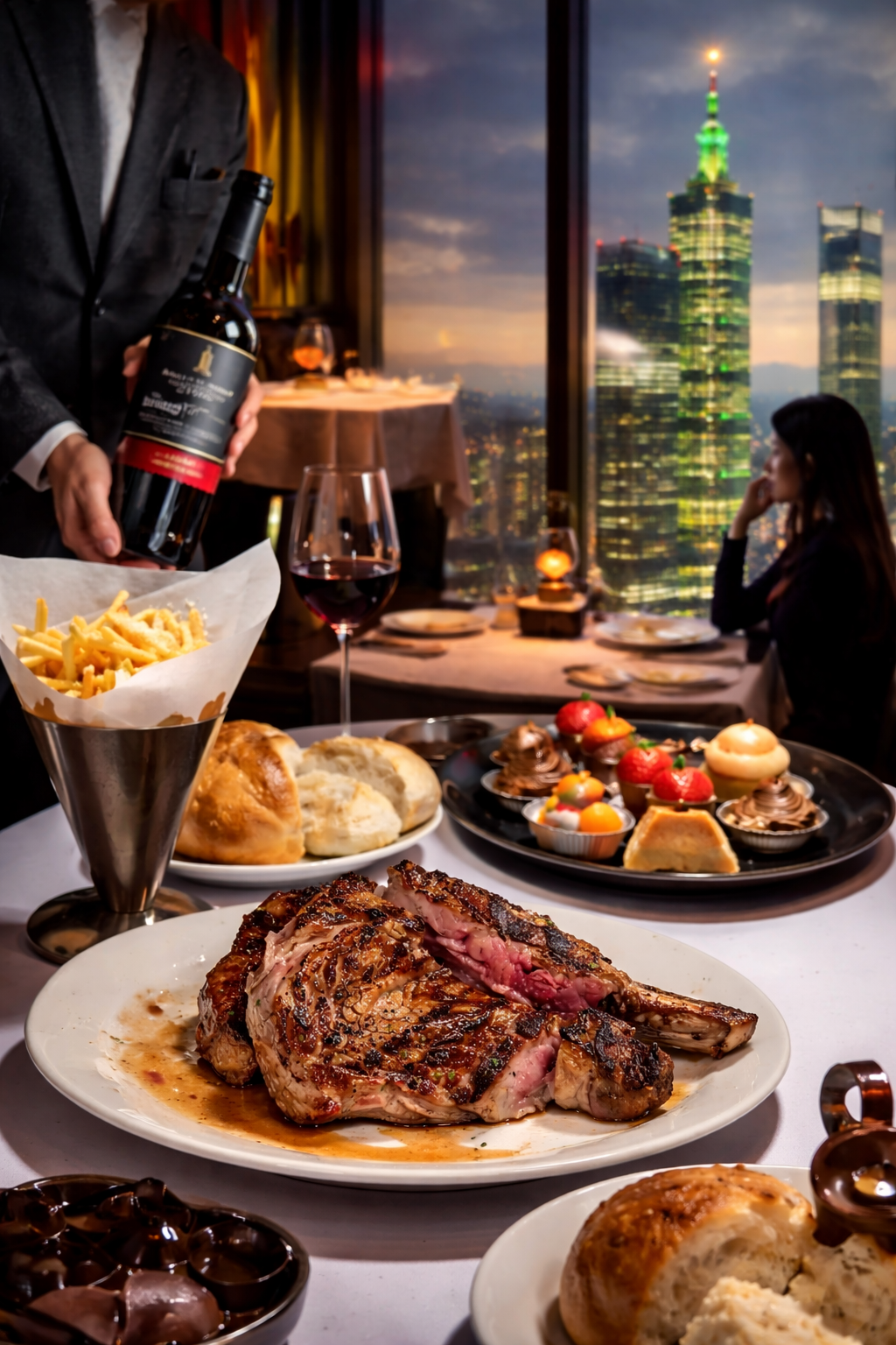 信義區美食｜莫爾頓牛排館｜台北高級牛排館推薦｜擁抱101百萬夜景的浪漫餐廳 @ELSA菲常好攝