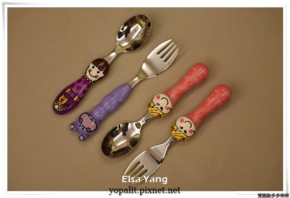 [開箱] 美國品牌 Eat 4 Fun 兒童餐具推薦頂級醫療級不銹鋼|寶寶湯匙|兒童不鏽鋼餐具316/304 @ELSA菲常好攝